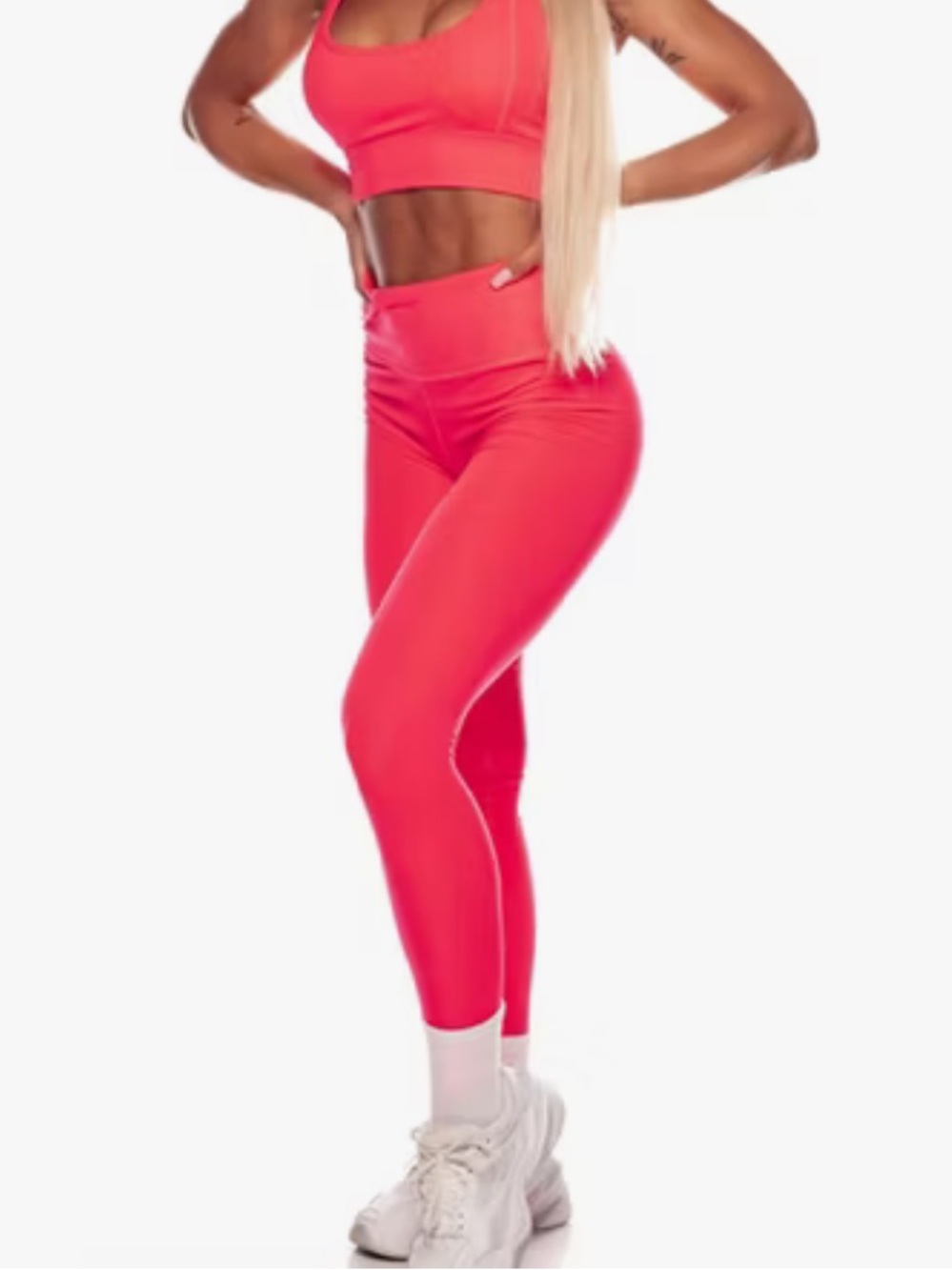 NWT Saski Hot Pink Leggings Size XS